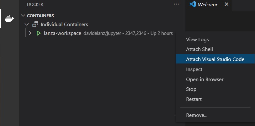 VSCode Attach via Docker