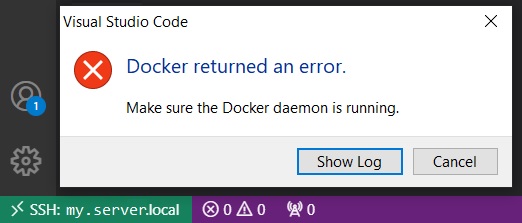 VSCode Error